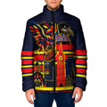 Personalised Adelaide Crows City Of Football Team Padded Jacket Adelaide City Skyline Illustration Sport Fan