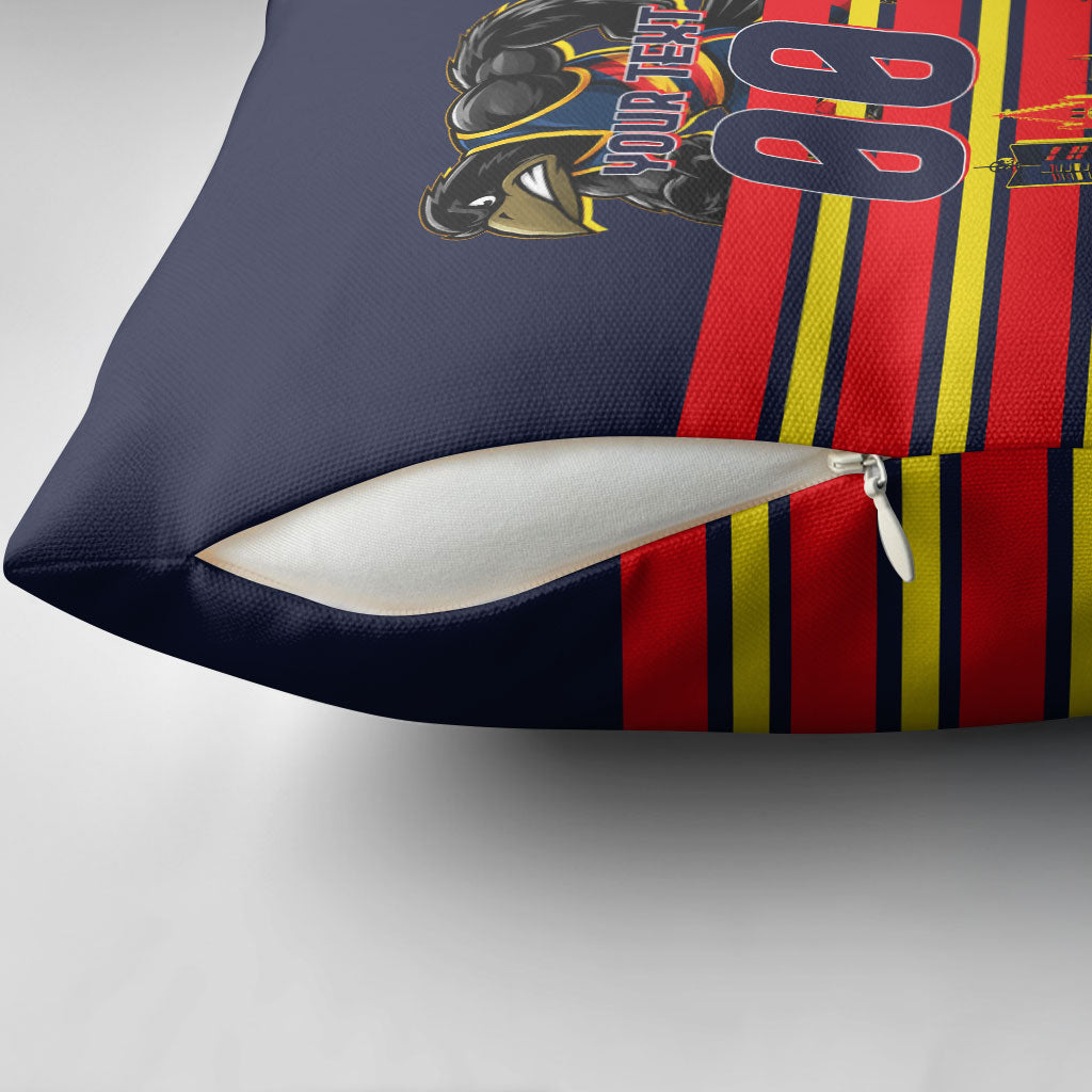 Personalised Adelaide Crows City Of Football Team Pillow Cover Adelaide City Skyline Illustration Sport Fan
