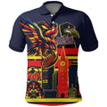 Personalised Adelaide Crows City Of Football Team Polo Shirt Adelaide City Skyline Illustration Sport Fan