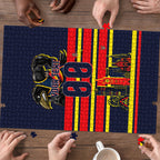 Personalised Adelaide Crows City Of Football Team Puzzle Adelaide City Skyline Illustration Sport Fan