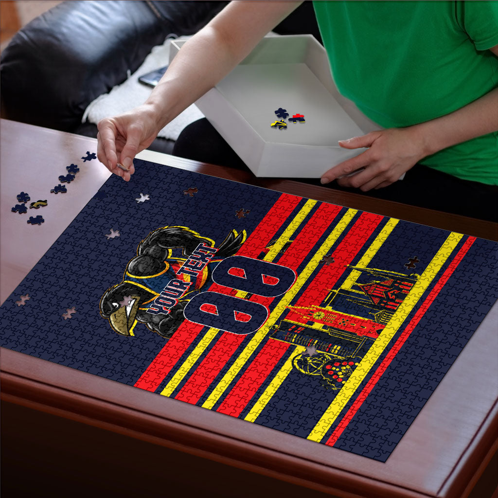 Personalised Adelaide Crows City Of Football Team Puzzle Adelaide City Skyline Illustration Sport Fan