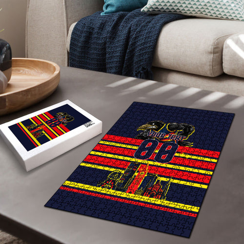 Personalised Adelaide Crows City Of Football Team Puzzle Adelaide City Skyline Illustration Sport Fan