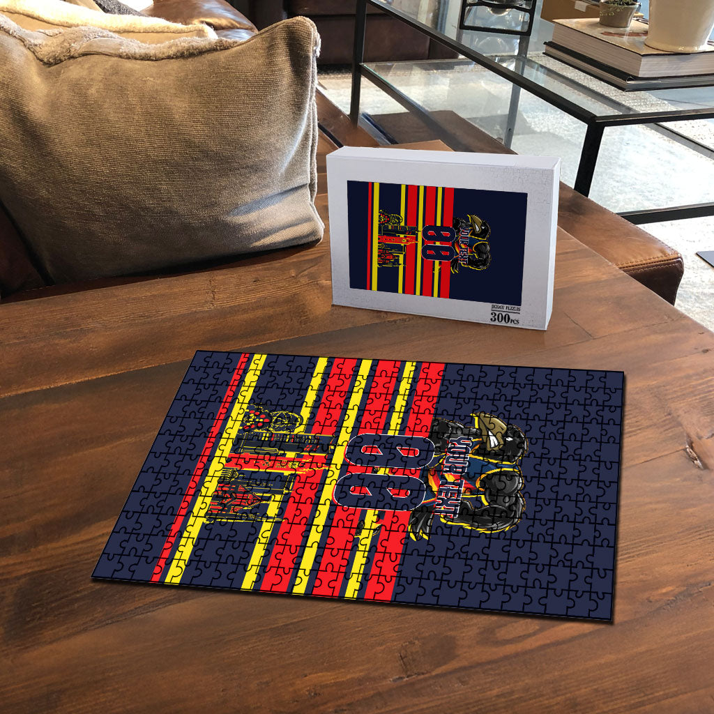 Personalised Adelaide Crows City Of Football Team Puzzle Adelaide City Skyline Illustration Sport Fan