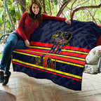 Personalised Adelaide Crows City Of Football Team Quilt Adelaide City Skyline Illustration Sport Fan