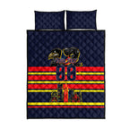 Personalised Adelaide Crows City Of Football Team Quilt Bed Set Adelaide City Skyline Illustration Sport Fan
