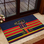Personalised Adelaide Crows City Of Football Team Rubber Doormat Adelaide City Skyline Illustration Sport Fan