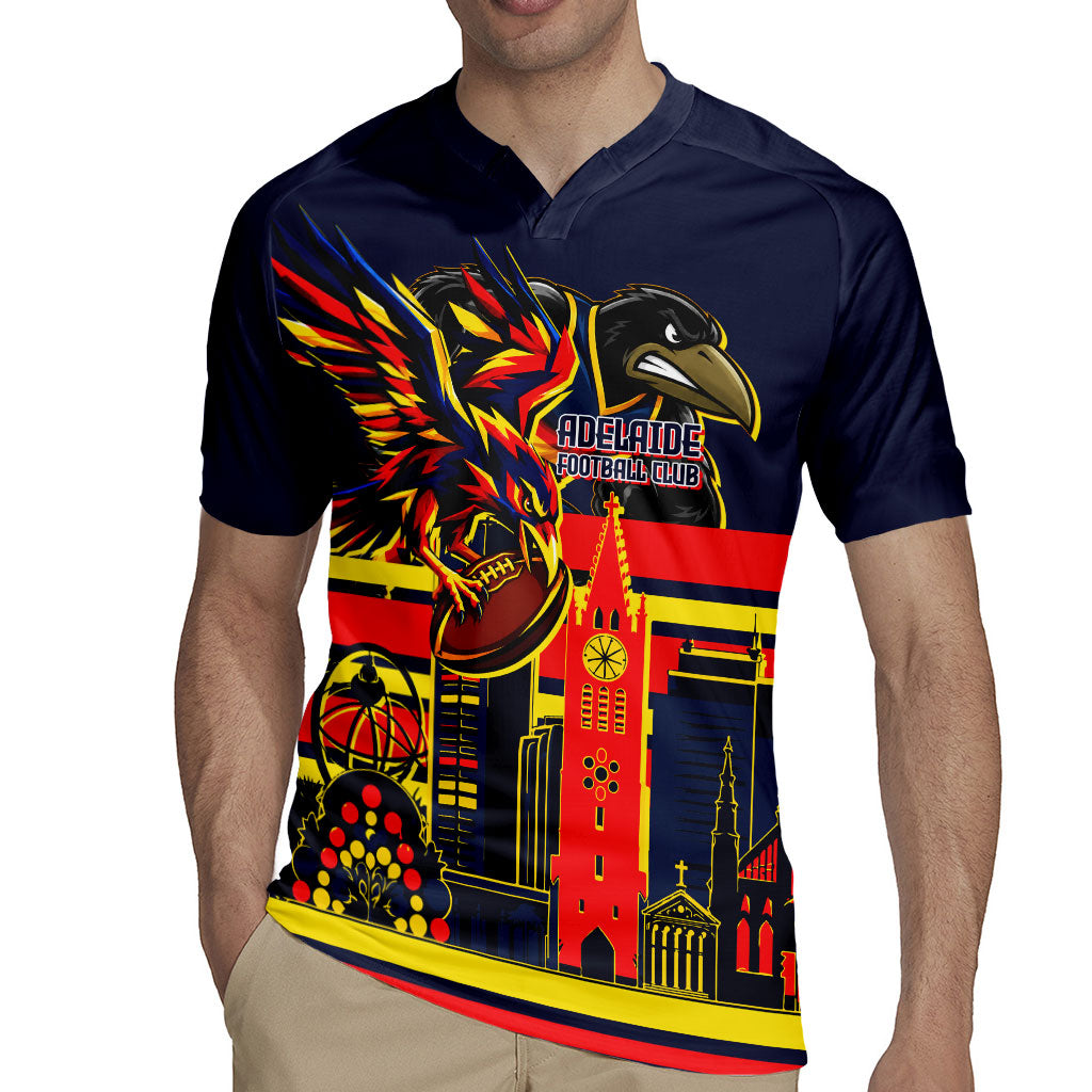 Personalised Adelaide Crows City Of Football Team Rugby Jersey Adelaide City Skyline Illustration Sport Fan