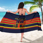 Personalised Adelaide Crows City Of Football Team Sarong Adelaide City Skyline Illustration Sport Fan