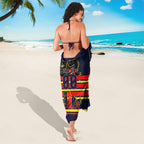 Personalised Adelaide Crows City Of Football Team Sarong Adelaide City Skyline Illustration Sport Fan