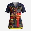 Personalised Adelaide Crows City Of Football Team Scrub Top Adelaide City Skyline Illustration Sport Fan