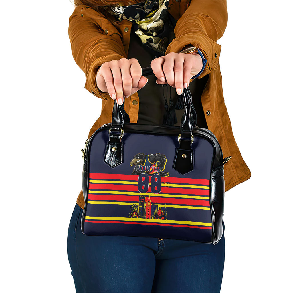 Personalised Adelaide Crows City Of Football Team Shoulder Handbag Adelaide City Skyline Illustration Sport Fan