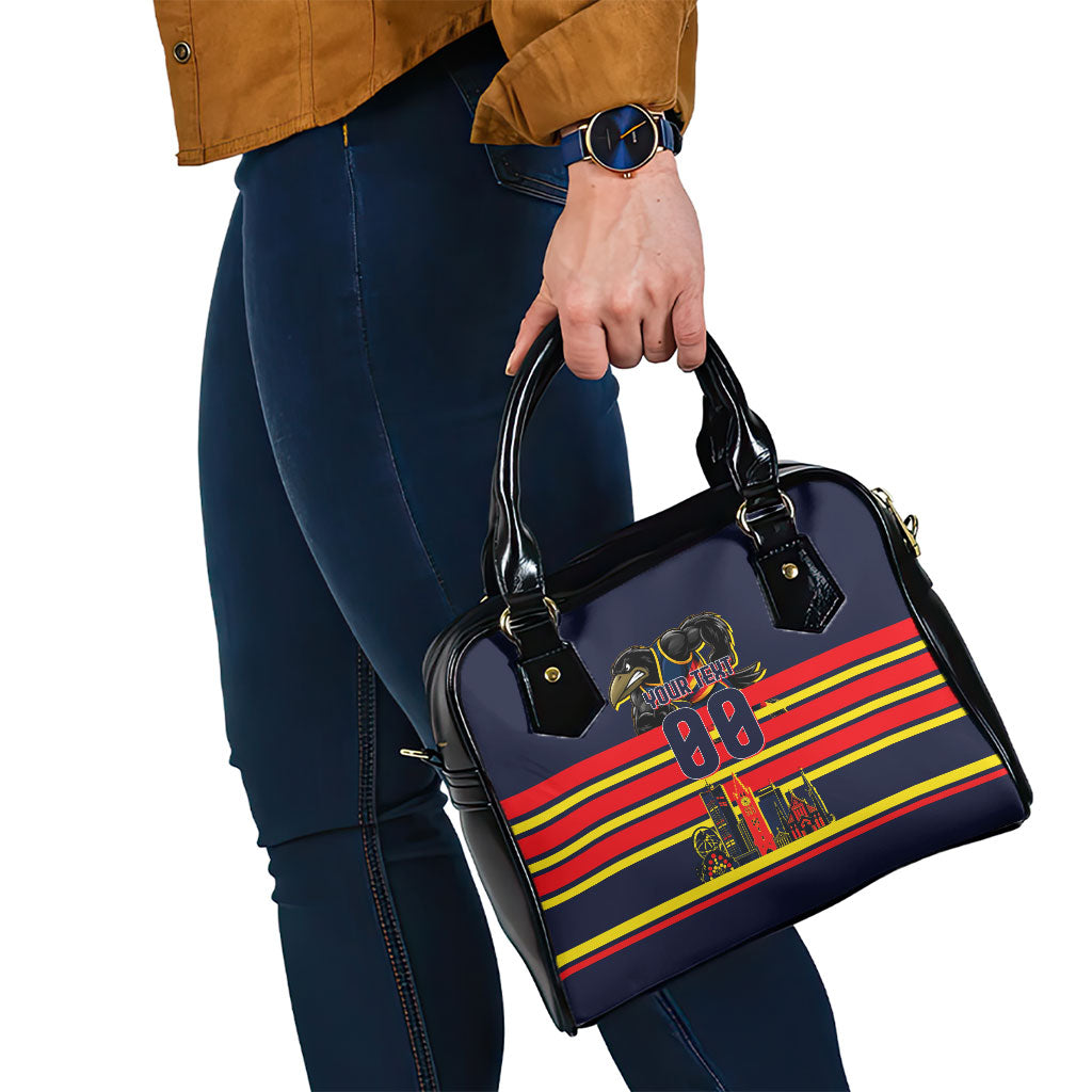 Personalised Adelaide Crows City Of Football Team Shoulder Handbag Adelaide City Skyline Illustration Sport Fan