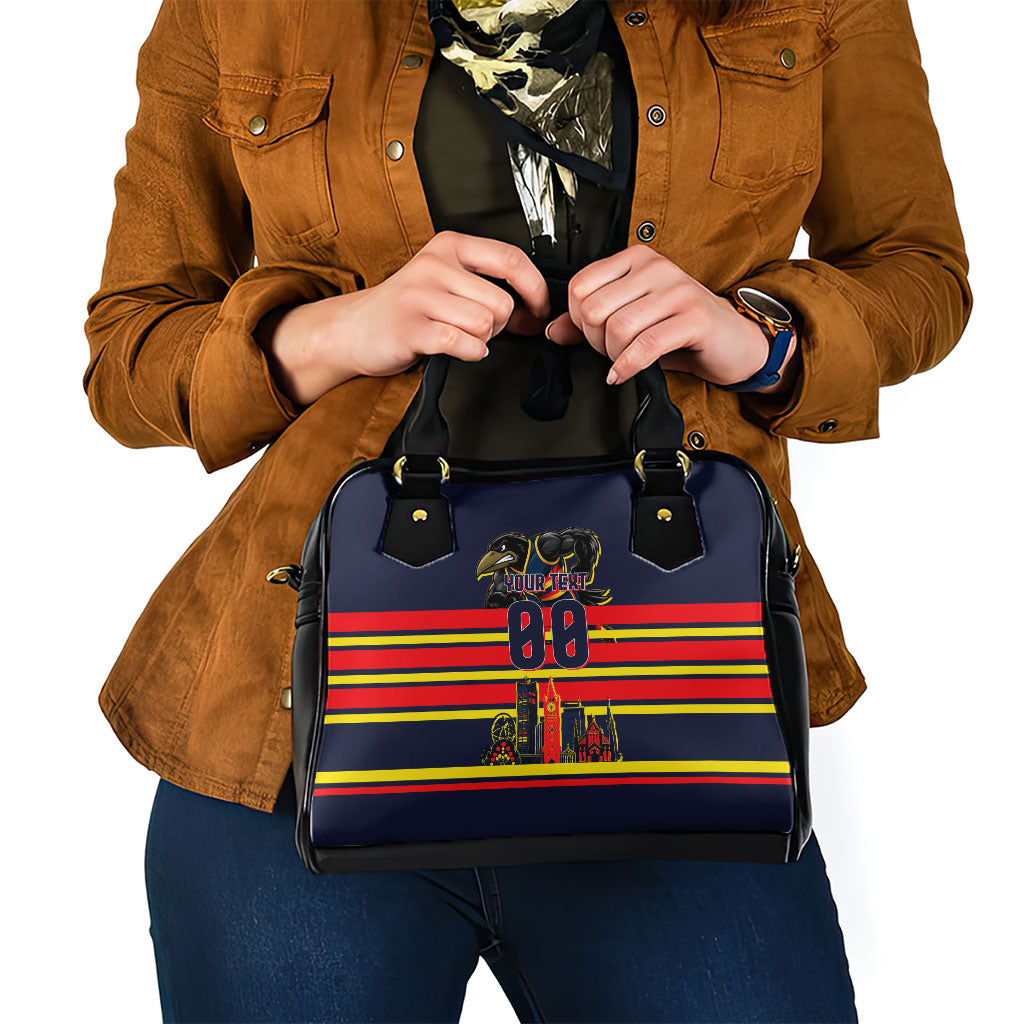Personalised Adelaide Crows City Of Football Team Shoulder Handbag Adelaide City Skyline Illustration Sport Fan