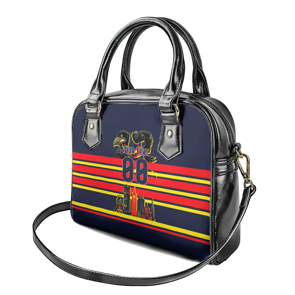 Personalised Adelaide Crows City Of Football Team Shoulder Handbag Adelaide City Skyline Illustration Sport Fan