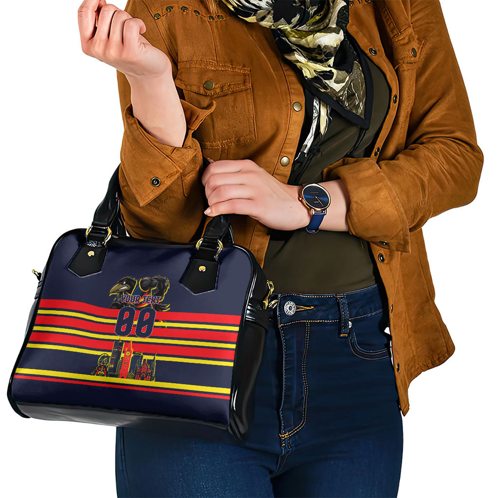 Personalised Adelaide Crows City Of Football Team Shoulder Handbag Adelaide City Skyline Illustration Sport Fan