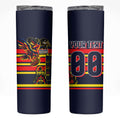 Personalised Adelaide Crows City Of Football Team Skinny Tumbler Adelaide City Skyline Illustration Sport Fan