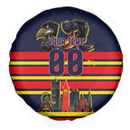 Personalised Adelaide Crows City Of Football Team Spare Tire Cover Adelaide City Skyline Illustration Sport Fan