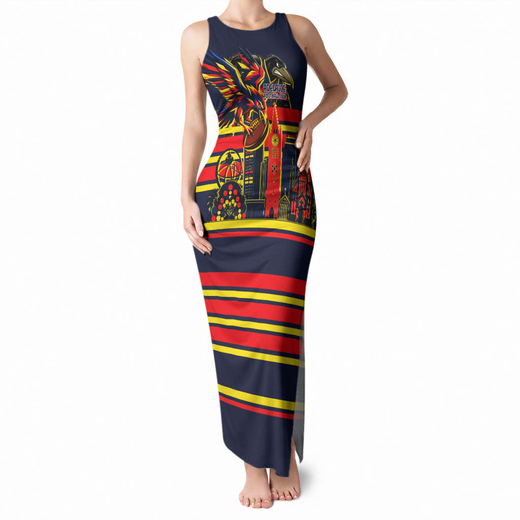 Personalised Adelaide Crows City Of Football Team Tank Maxi Dress Adelaide City Skyline Illustration Sport Fan