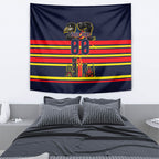Personalised Adelaide Crows City Of Football Team Tapestry Adelaide City Skyline Illustration Sport Fan
