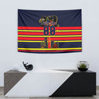 Personalised Adelaide Crows City Of Football Team Tapestry Adelaide City Skyline Illustration Sport Fan