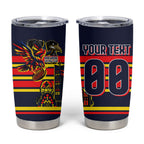 Personalised Adelaide Crows City Of Football Team Tumbler Cup Adelaide City Skyline Illustration Sport Fan