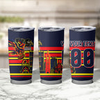 Personalised Adelaide Crows City Of Football Team Tumbler Cup Adelaide City Skyline Illustration Sport Fan