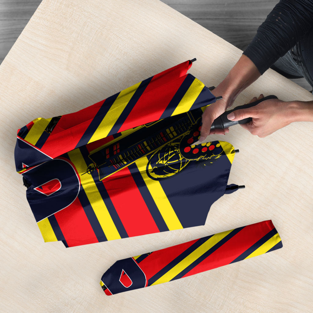 Personalised Adelaide Crows City Of Football Team Umbrella Adelaide City Skyline Illustration Sport Fan