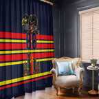 Personalised Adelaide Crows City Of Football Team Window Curtain Adelaide City Skyline Illustration Sport Fan