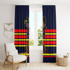 Personalised Adelaide Crows City Of Football Team Window Curtain Adelaide City Skyline Illustration Sport Fan