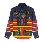 Personalised Adelaide Crows City Of Football Team Women Casual Shirt Adelaide City Skyline Illustration Sport Fan