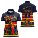 Personalised Adelaide Crows City Of Football Team Women Polo Shirt Adelaide City Skyline Illustration Sport Fan