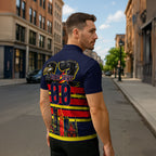 Personalised Adelaide Crows City Of Football Team Zipper Polo Shirt Adelaide City Skyline Illustration Sport Fan