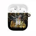 Personalised Collingwood Magpies City Of Football Team AirPods Case Melbourne City Skyline Illustration Sport Fan
