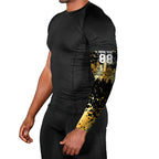 Personalised Collingwood Magpies City Of Football Team Arm Sleeves Melbourne City Skyline Illustration Sport Fan