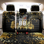 Personalised Collingwood Magpies City Of Football Team Back Car Seat Cover Melbourne City Skyline Illustration Sport Fan