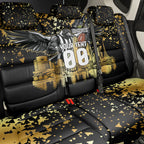Personalised Collingwood Magpies City Of Football Team Back Car Seat Cover Melbourne City Skyline Illustration Sport Fan