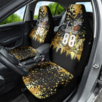 Personalised Collingwood Magpies City Of Football Team Car Seat Cover Melbourne City Skyline Illustration Sport Fan