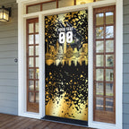 Personalised Collingwood Magpies City Of Football Team Door Cover Melbourne City Skyline Illustration Sport Fan
