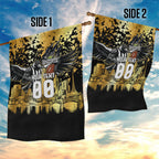 Personalised Collingwood Magpies City Of Football Team Garden Flag Melbourne City Skyline Illustration Sport Fan
