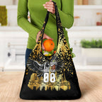 Personalised Collingwood Magpies City Of Football Team Grocery Bag Melbourne City Skyline Illustration Sport Fan