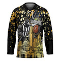 Personalised Collingwood Magpies City Of Football Team Hockey Jersey Melbourne City Skyline Illustration Sport Fan
