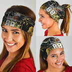 Personalised Collingwood Magpies City Of Football Team Neck Gaiter Melbourne City Skyline Illustration Sport Fan