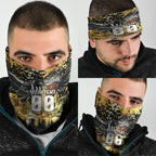 Personalised Collingwood Magpies City Of Football Team Neck Gaiter Melbourne City Skyline Illustration Sport Fan