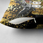 Personalised Collingwood Magpies City Of Football Team Pillow Cover Melbourne City Skyline Illustration Sport Fan