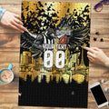 Personalised Collingwood Magpies City Of Football Team Puzzle Melbourne City Skyline Illustration Sport Fan