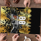 Personalised Collingwood Magpies City Of Football Team Puzzle Melbourne City Skyline Illustration Sport Fan