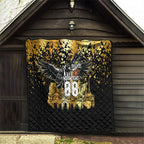 Personalised Collingwood Magpies City Of Football Team Quilt Melbourne City Skyline Illustration Sport Fan