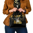 Personalised Collingwood Magpies City Of Football Team Shoulder Handbag Melbourne City Skyline Illustration Sport Fan