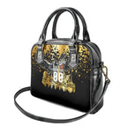 Personalised Collingwood Magpies City Of Football Team Shoulder Handbag Melbourne City Skyline Illustration Sport Fan