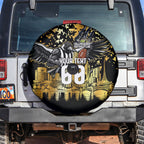Personalised Collingwood Magpies City Of Football Team Spare Tire Cover Melbourne City Skyline Illustration Sport Fan